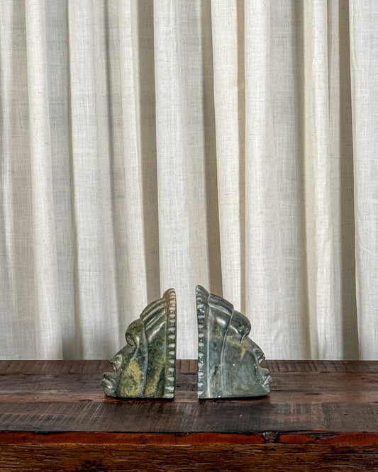 Verdite Sculptural Bookends (Set of 2)