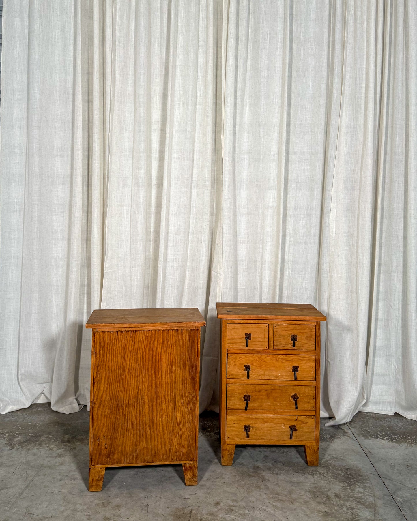 Mexican Pine Nightstands (Set of 2)