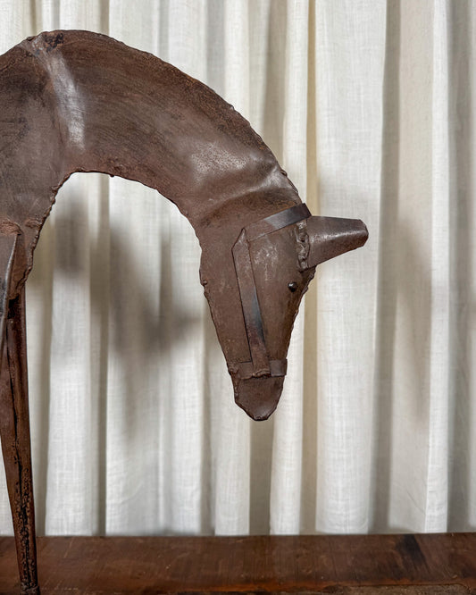 Metal Horse Sculpture