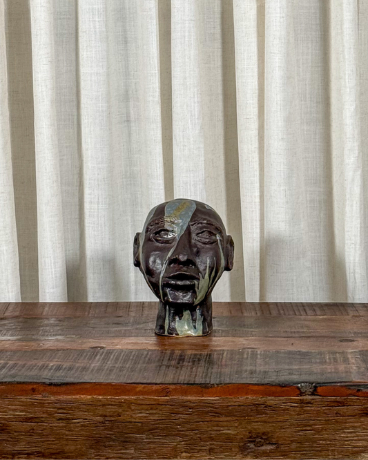 Abstract Male Bust Sculpture