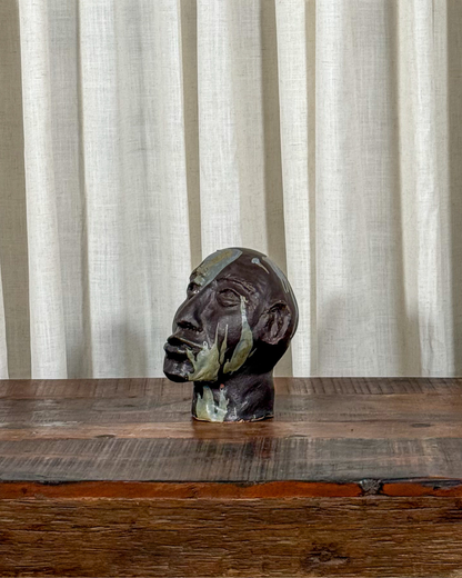 Abstract Male Bust Sculpture