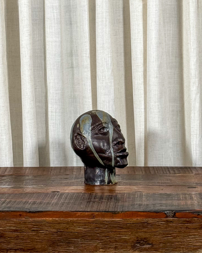 Abstract Male Bust Sculpture