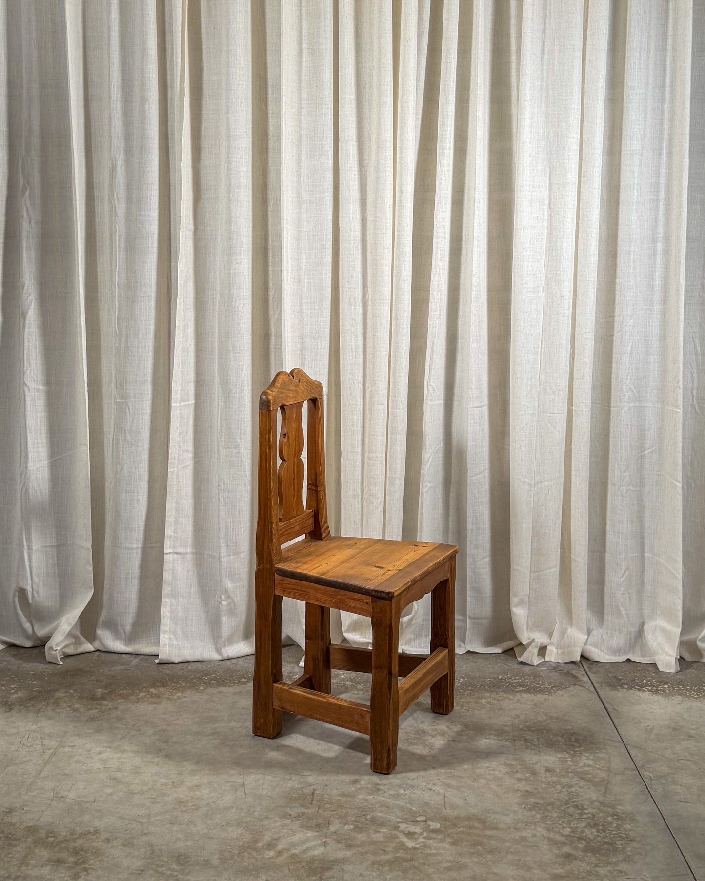 Swedish Pine Dining Chairs (Set of 4)