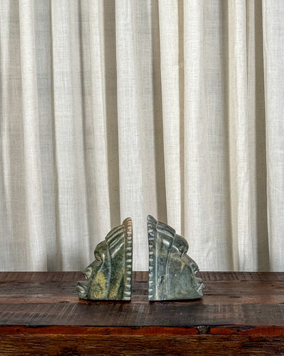 Verdite Sculptural Bookends (Set of 2)