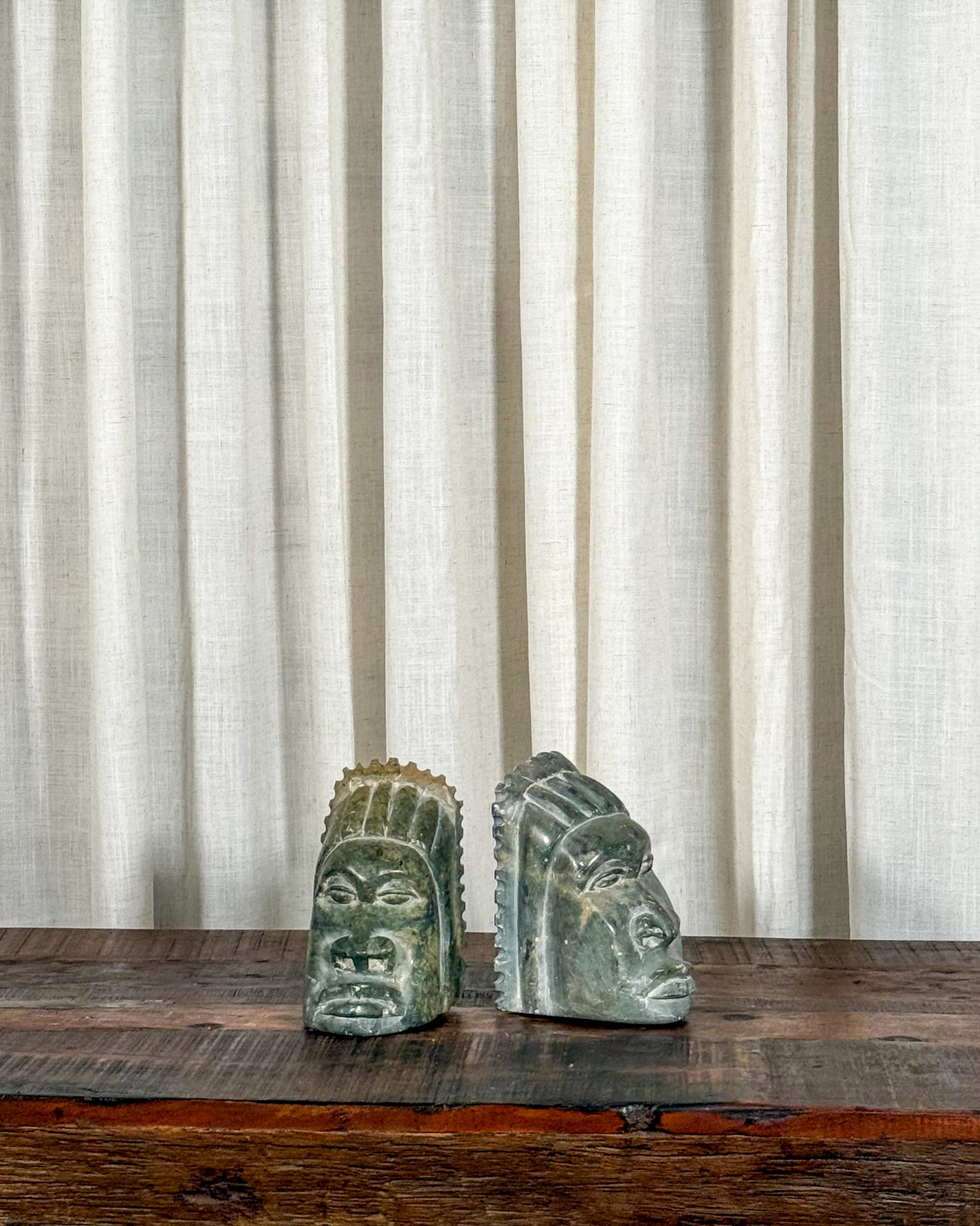 Verdite Sculptural Bookends (Set of 2)