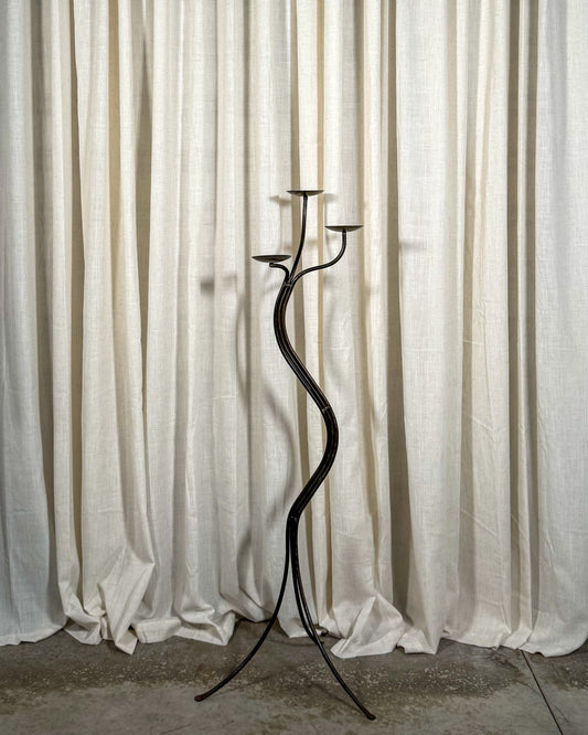 Standing Iron Candelabra