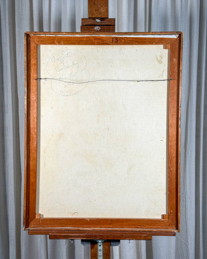 Portrait Painting of Newspaper Boy