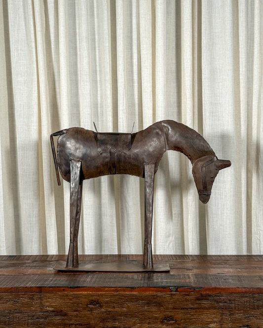 Metal Horse Sculpture