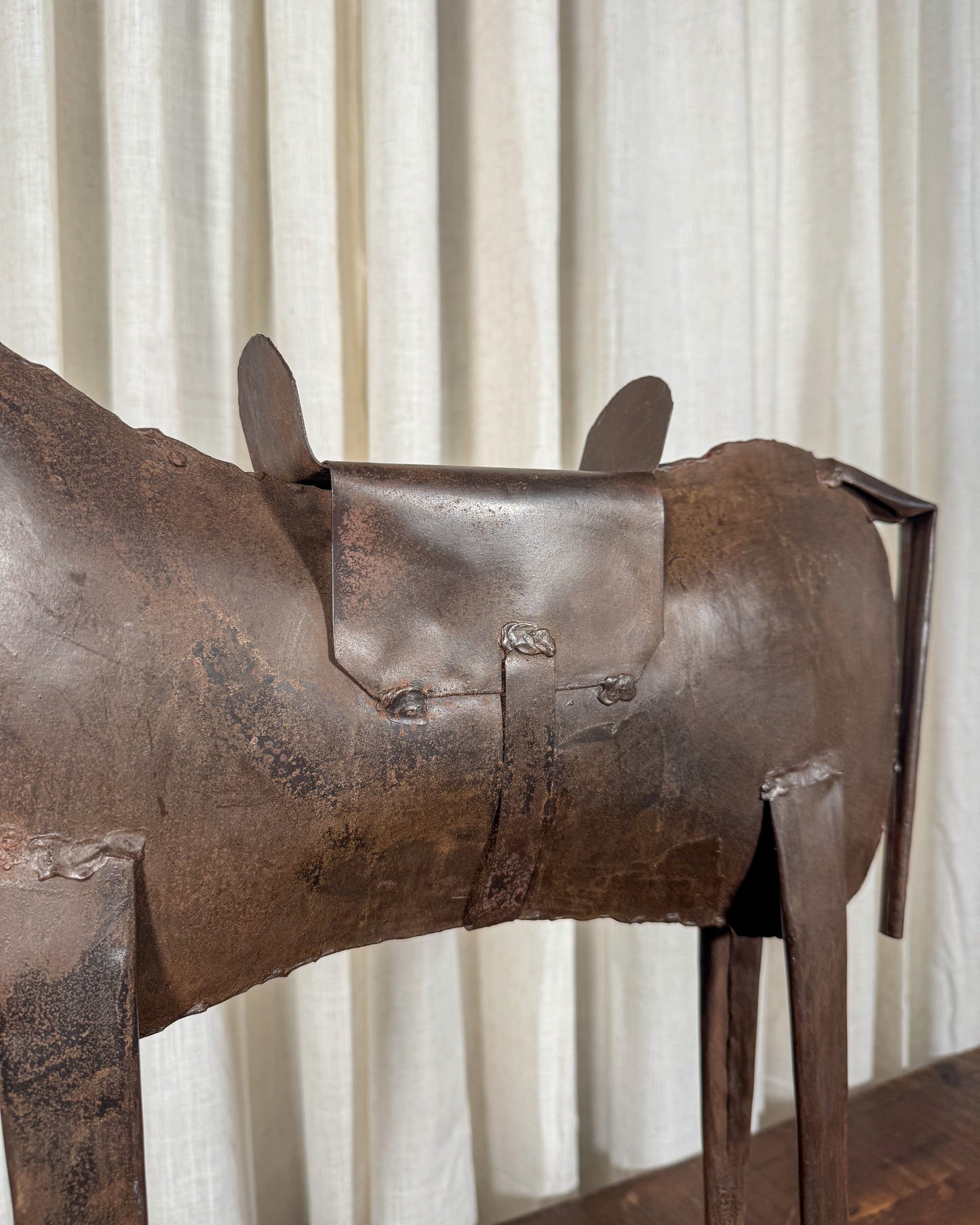 Metal Horse Sculpture