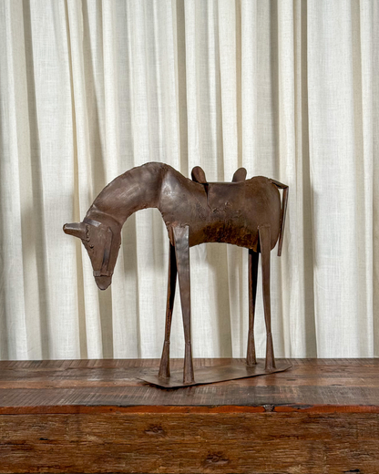 Metal Horse Sculpture