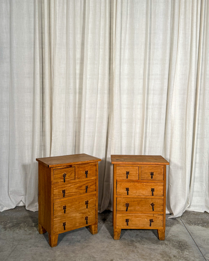Mexican Pine Nightstands (Set of 2)